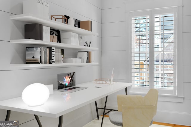 office featuring plenty of natural light