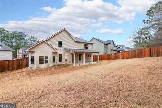 view of rear view of property