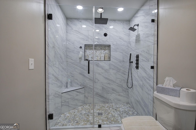 full bath with a stall shower