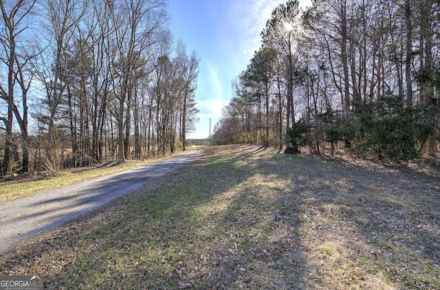 view of road