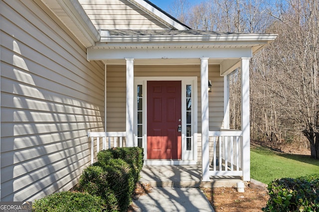 view of entrance to property