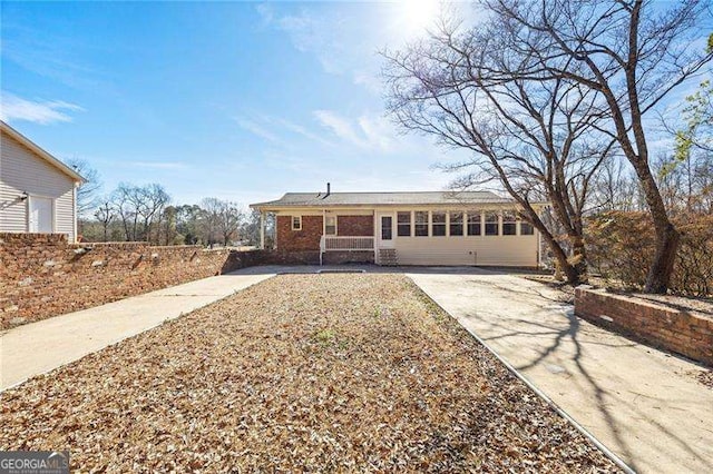 view of ranch-style house