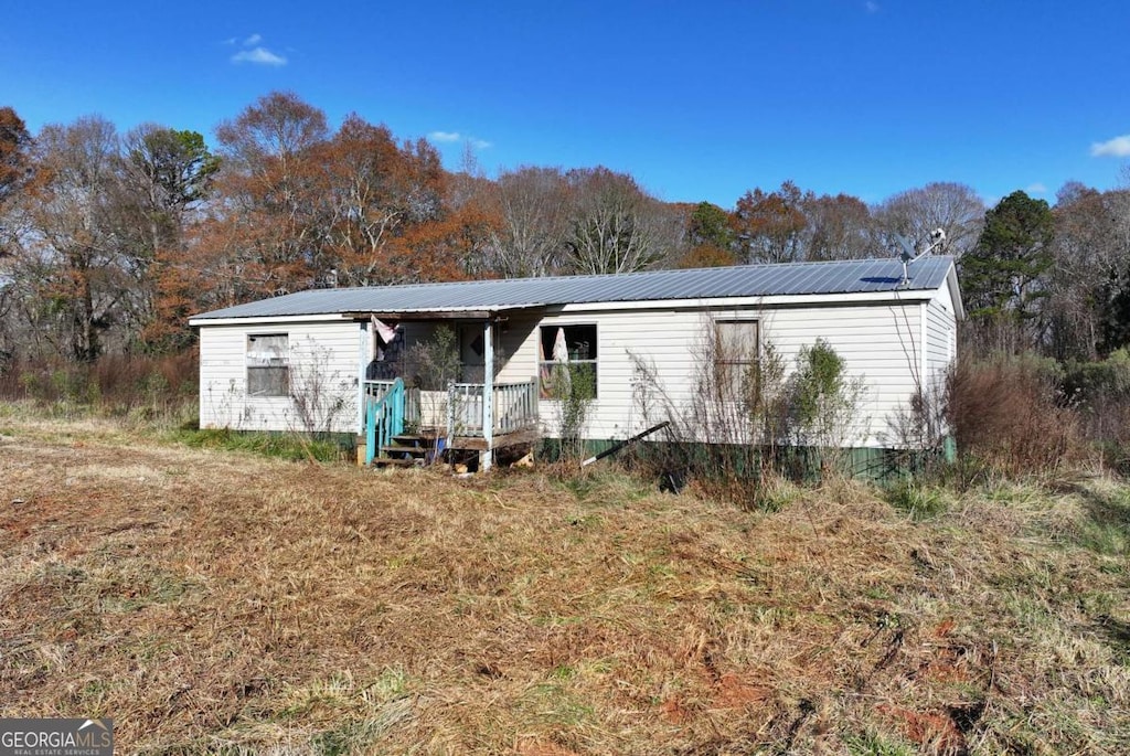 view of back of property