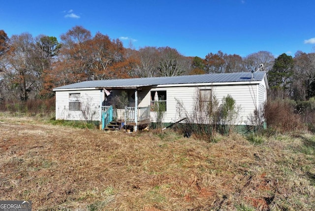 view of back of property