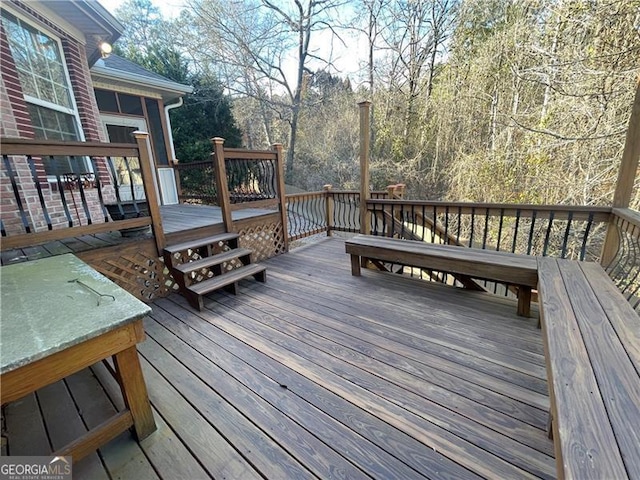 view of deck