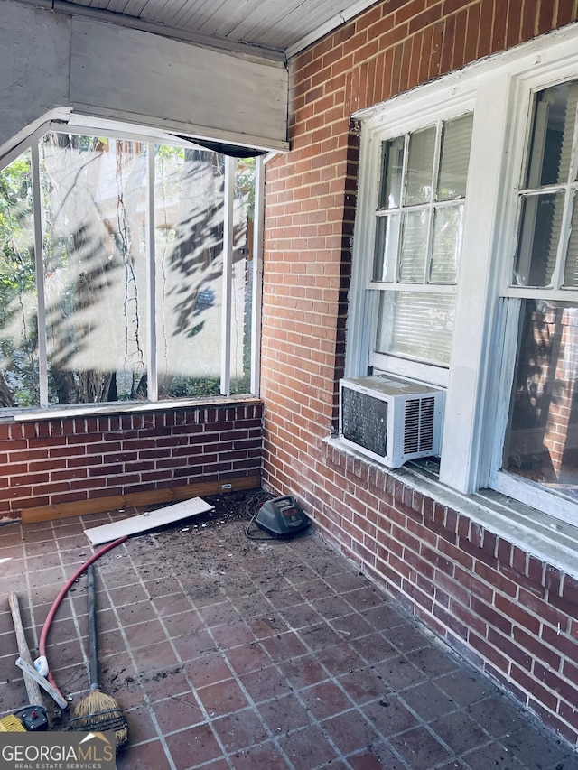 view of patio with cooling unit