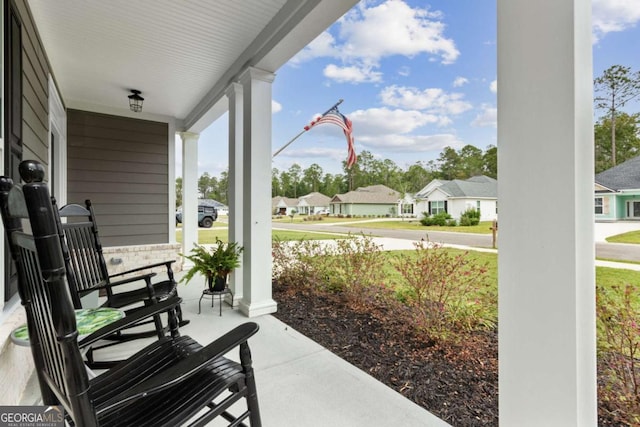 view of patio / terrace featuring a porch