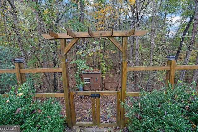 view of gate