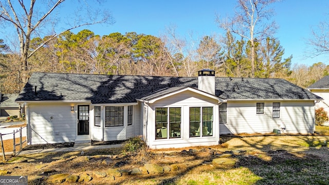 view of rear view of house