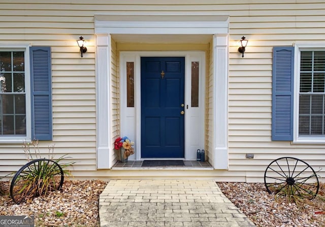 view of entrance to property