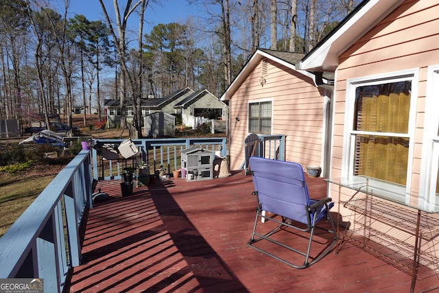 view of deck