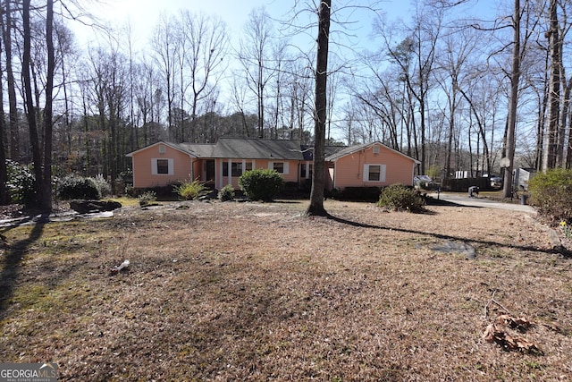 view of ranch-style house