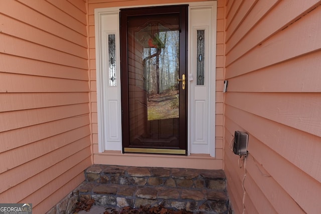 view of entrance to property