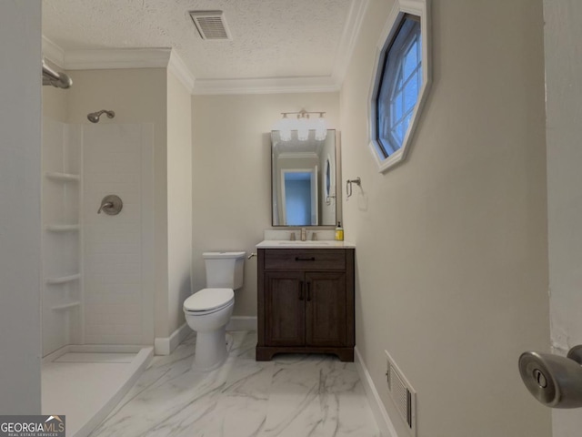 unfurnished bedroom with ensuite bath, light colored carpet, and a textured ceiling