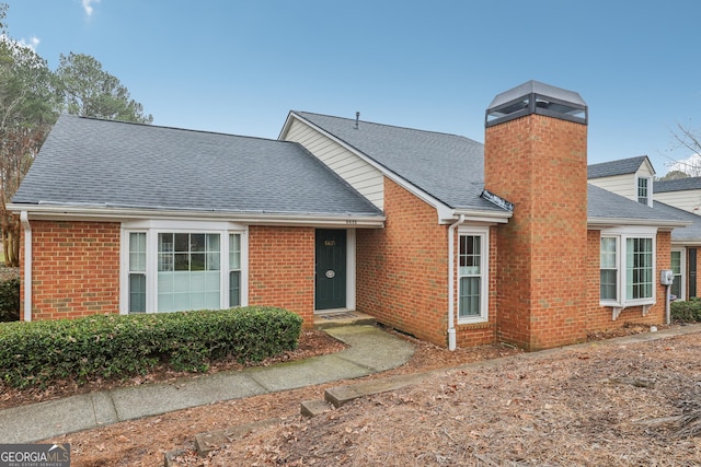 view of front of home