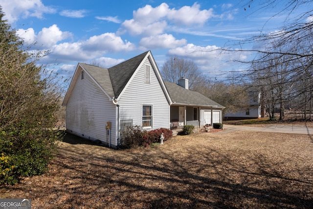 view of side of home