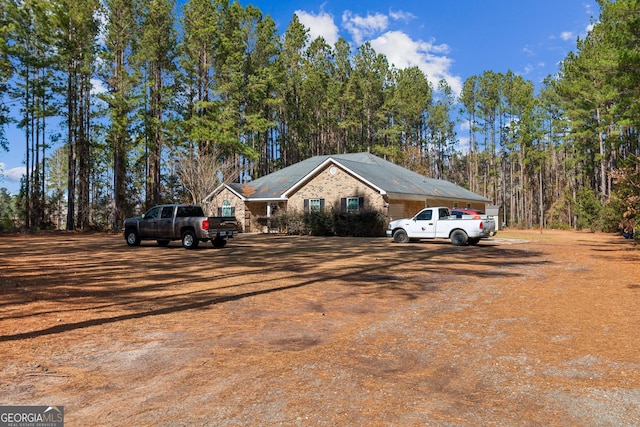 view of ranch-style home