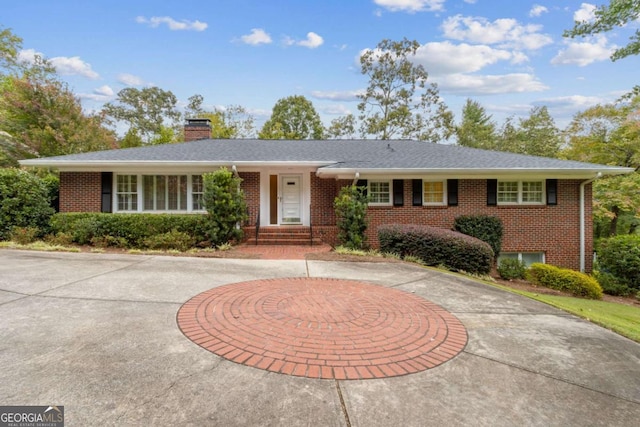 view of ranch-style house