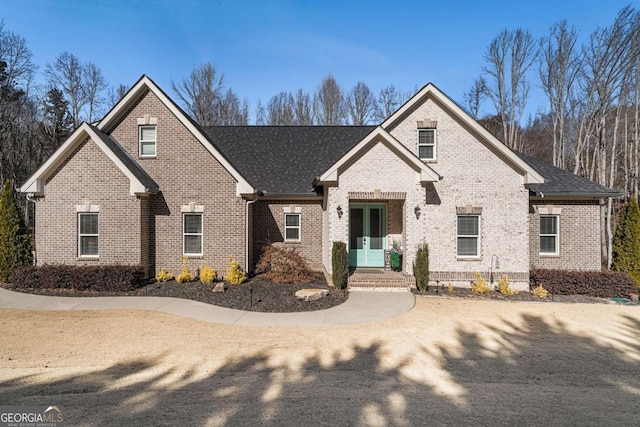 view of front of house with french doors