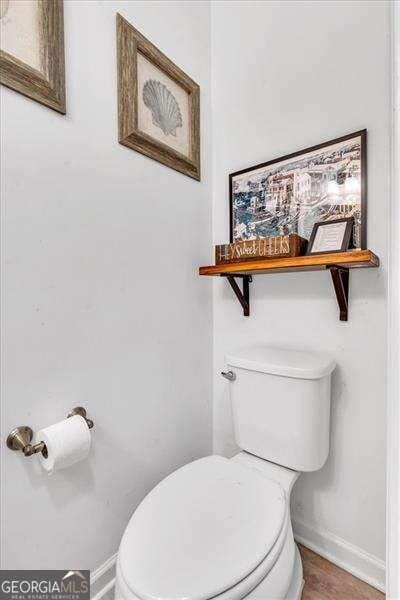 bathroom with toilet