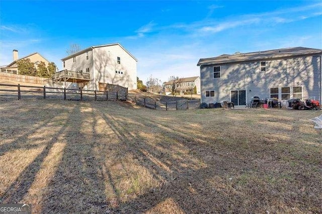 exterior space featuring a yard