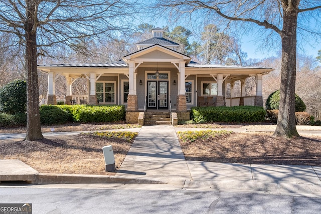 view of front of home featuring a porch