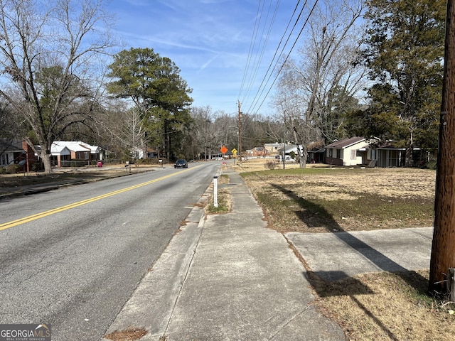 view of road