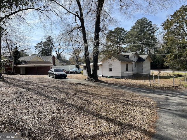 view of property exterior