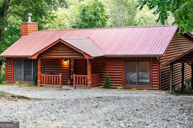 view of cabin