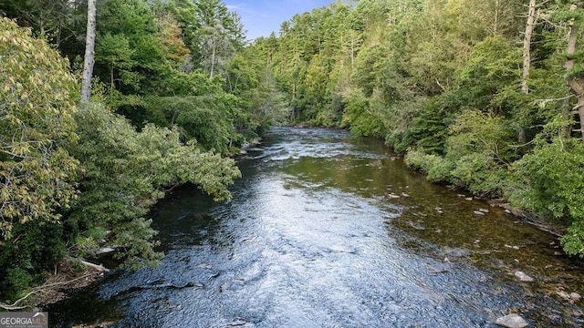 view of water feature