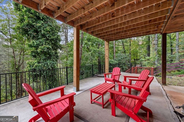 view of patio / terrace