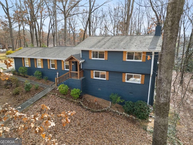 view of front of home