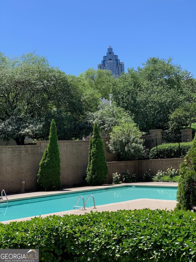 view of swimming pool