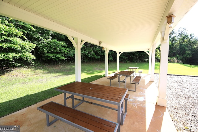 view of patio