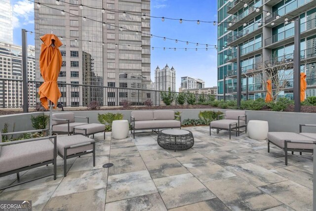 view of patio / terrace with outdoor lounge area