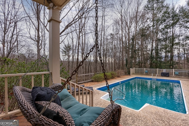 254 Ridgewood Rd, Clarkesville, GA 30523 - view of pool with a deck and a fenced backyard