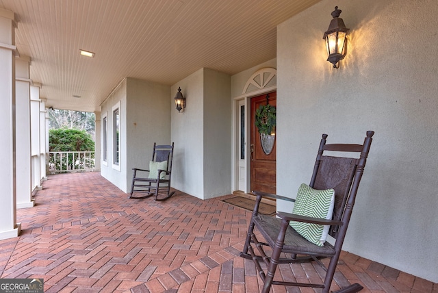 254 Ridgewood Rd, Clarkesville, GA 30523 - view of covered porch