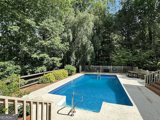 254 Ridgewood Rd, Clarkesville, GA 30523 - view of pool featuring a fenced backyard and a patio