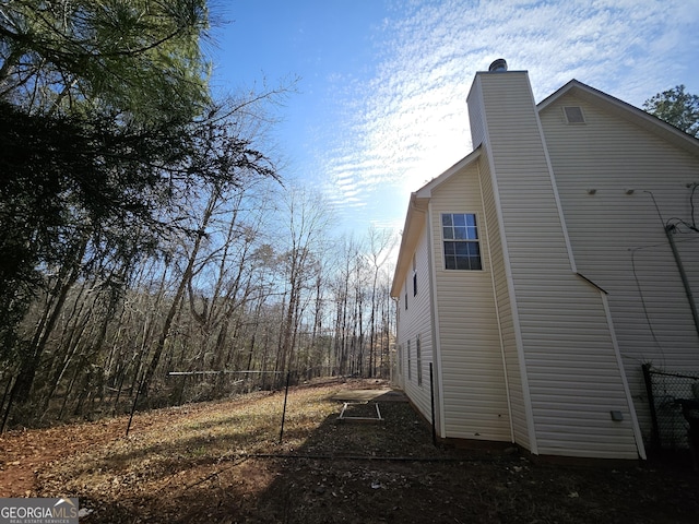 view of side of property