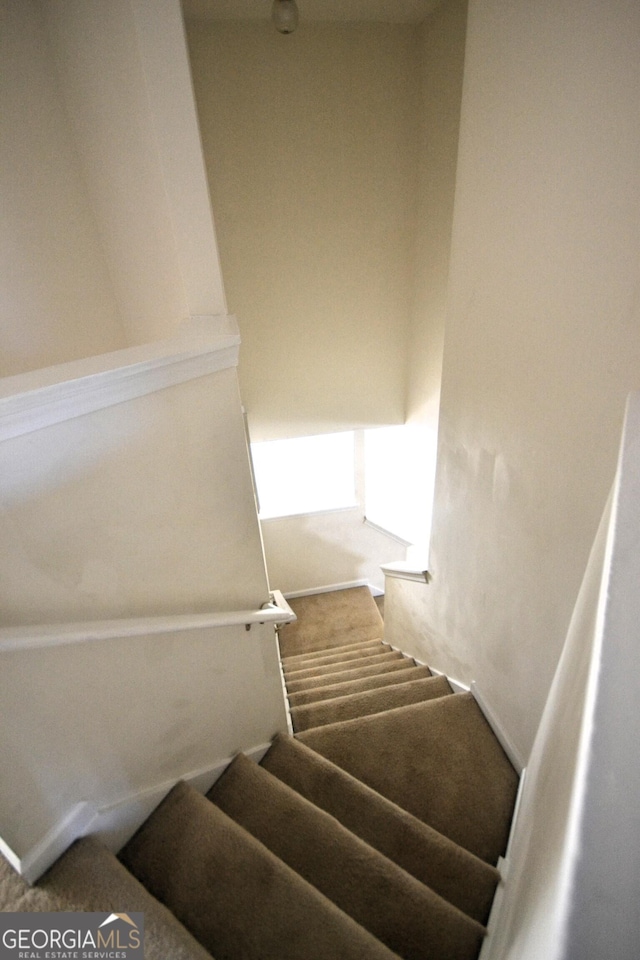 view of stairs