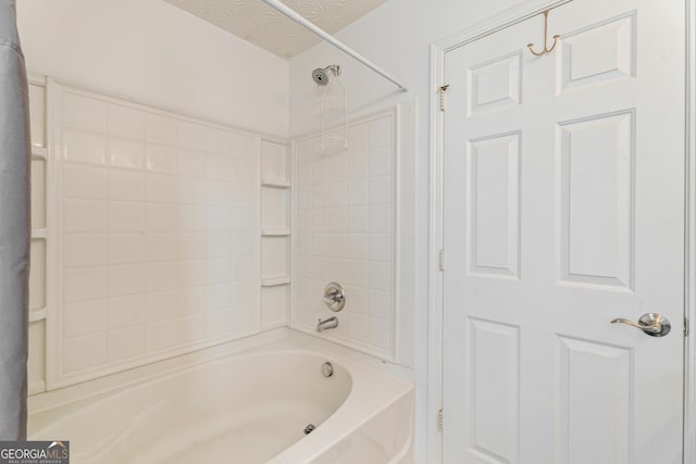 bathroom featuring shower / tub combination