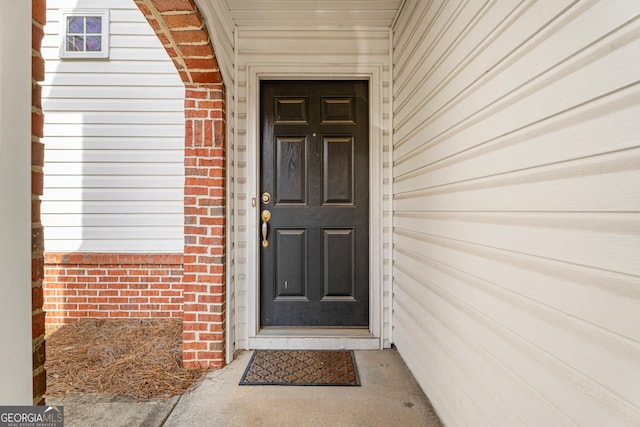 view of property entrance