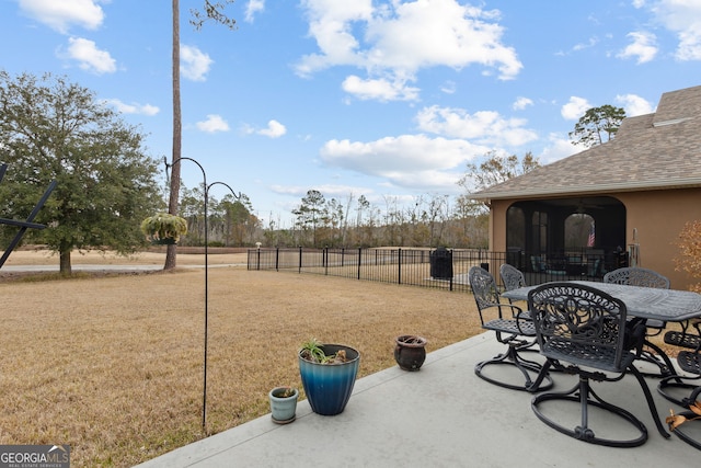 exterior space featuring a patio area