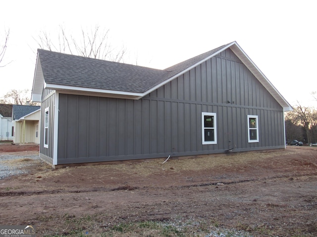 view of side of property