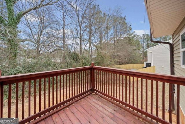 view of deck