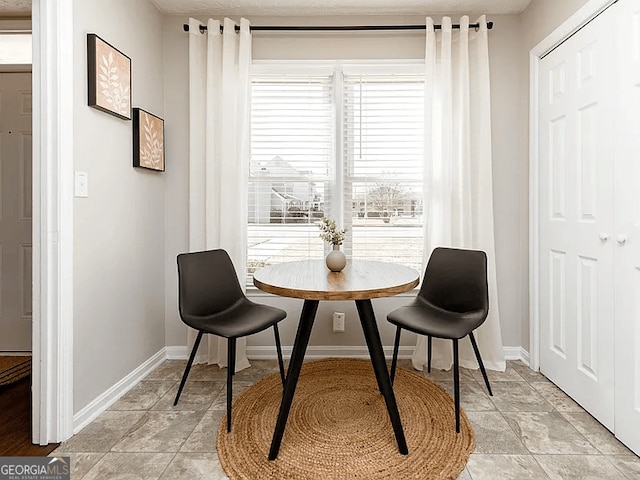 view of dining room