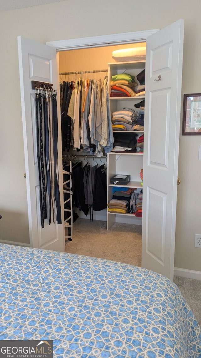 view of closet