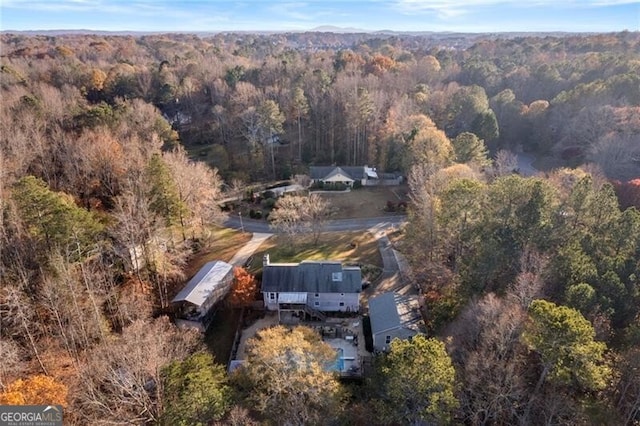 view of parking / parking lot with a carport