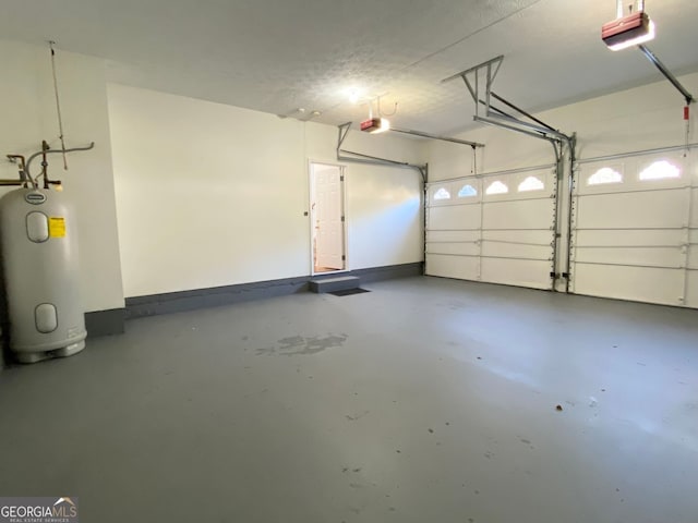 4299 High Country Dr, Douglasville, GA 30135 - garage with a garage door opener and water heater