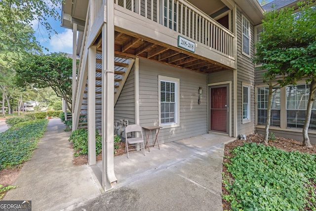 view of entrance to property